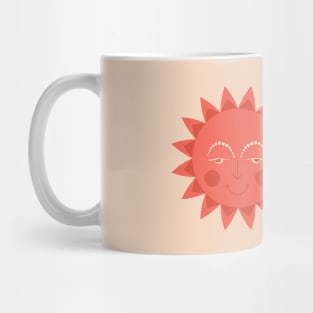 Sun Happy Face Ethnic Indian Design Mug